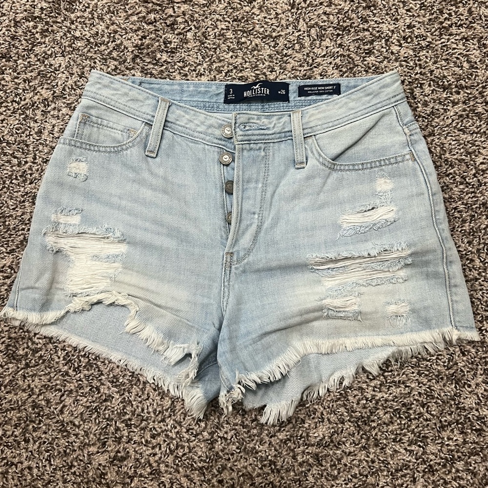 Hollister high rise mom short
